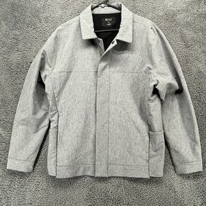 BYLT Jacket Mens Large Gray District Lined Basic Split Hem Breathable Coat